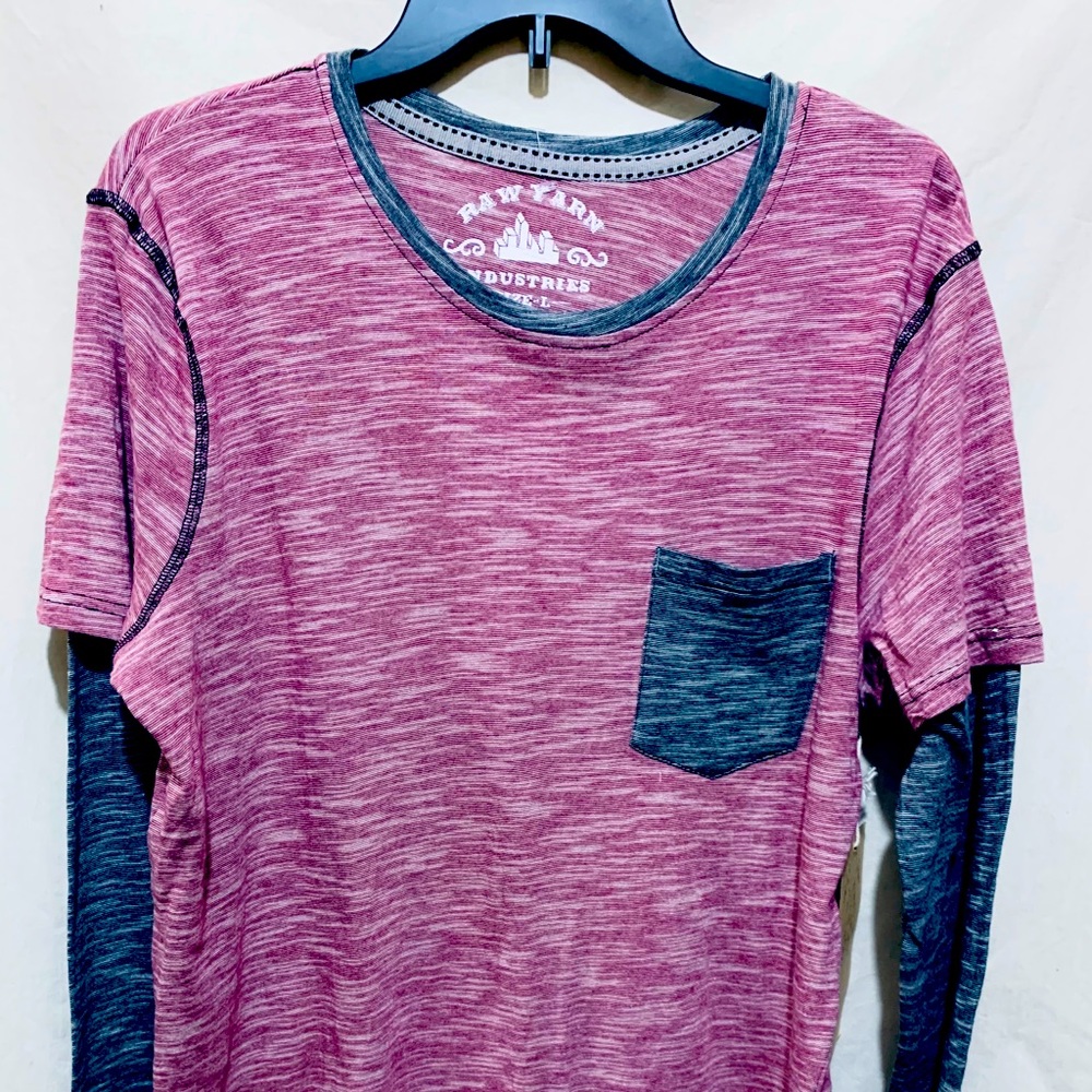 Raw Yarn Industries_Mens_Color Block_Large_NWT